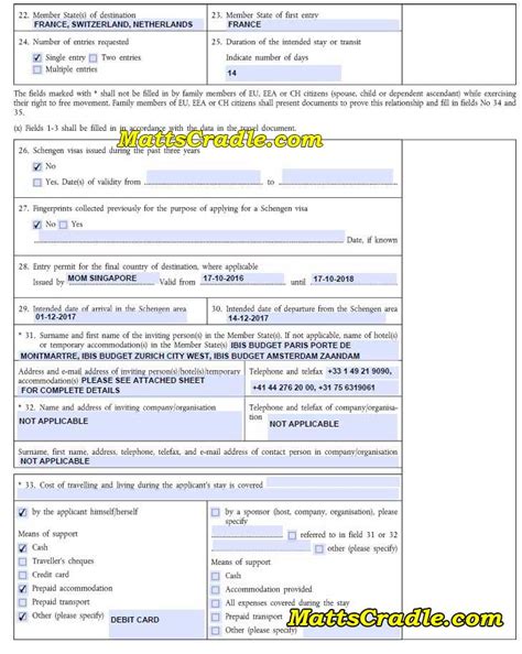 How To Fill Out Schengen Visa Application Form With Pictures