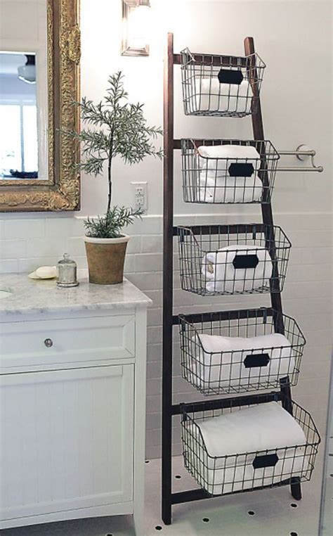 Often times i've had to run downstair to my larger utility closet (relatively speaking) to grab a new towel. 20 Really Inspiring DIY Towel Storage Ideas For Every ...
