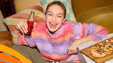 Gigi Hadid Stars In Global Coca Cola Campaign
