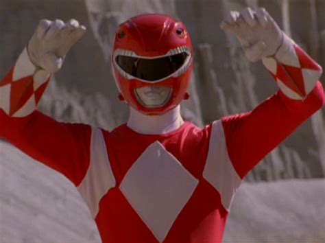 Jason Morphed As The Original Red Mighty Morphin Power Ranger Power