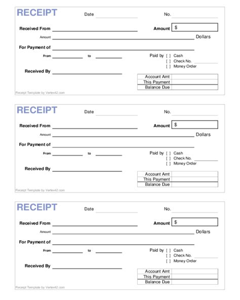 Receipt Fill Out And Sign Printable Pdf Template Signnow Official