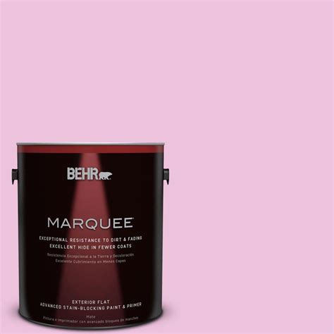 Behr Marquee 1 Gal P120 1 Starlet Pink Flat Exterior Paint 445001