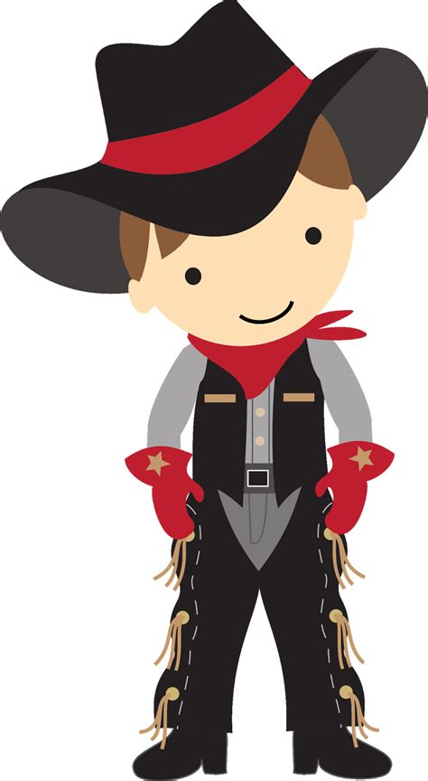 Cowboy Clipart Wild West Png Cute Cowboy Clipart Red Ph