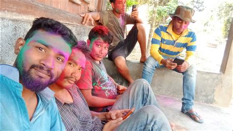 Holi In Our Village Youtube