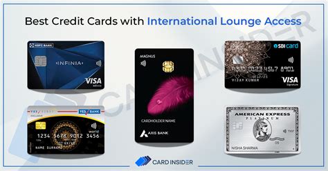 Best Credit Cards With Free International Lounge Access Card Insider