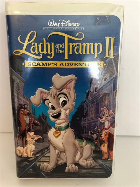 Walt Disneys Lady And The Tramp 2 Scamps Adventure Vhs Etsy