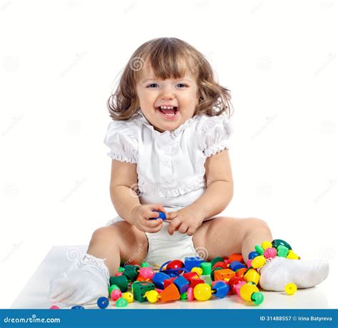 Beautiful Girl Playing Stock Image Image Of Expression 31488557