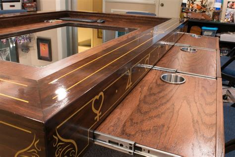 Custom dungeons and dragons gaming table build. DIYer Builds Cool Steampunk Gaming Table (Images)