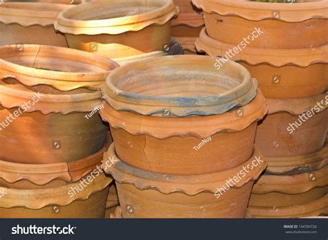 Old Clay Pots Stacked Stock Photo 144784726 Shutterstock