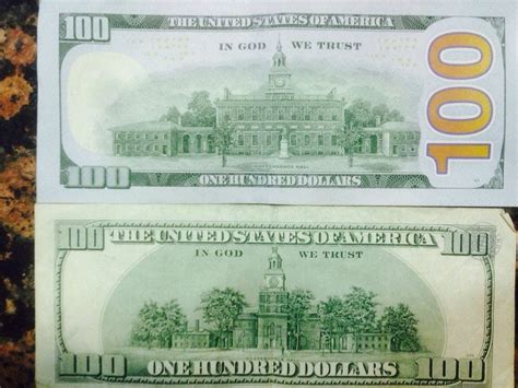 The Independence Hall On The Back Of The New 100 Bill Is