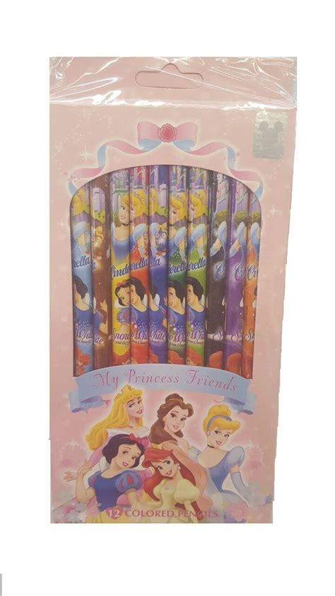 Princess Pack Of 12 Colored Pencils