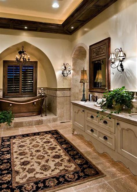 Inspired both by the architecture and the. Tuscan Bathroom Design Ideas