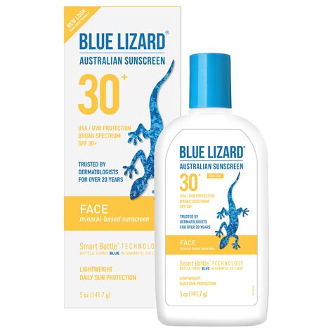 Blue Lizard Face Australian Sunscreen Spf 30 5 Fl Oz
