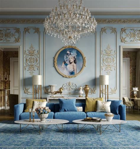 Prime Luxury Home Foyer Luxurylivingroom Blue Living Room Decor