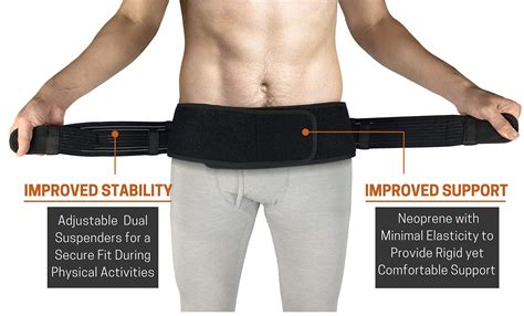 Sacroiliac Si Joint Hip Belt Lower Back Support Brace For Men And