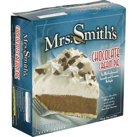 Mrs Smiths Soda Shoppe Chocolate Cream Pie Frozen Foods Robert