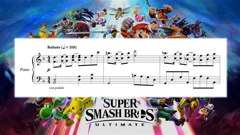 Lifelight Piano Solo Super Smash Bros Ultimate Piano Sheet Music