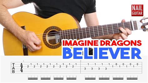 Believer Imagine Dragons Guitar Lesson Easy How To Play Acoustic