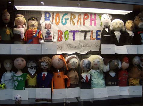 Biography Bottles Creative Way To Teach About Biographies Saw This