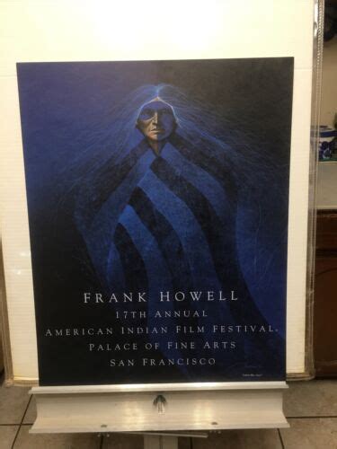Super Rare Frank Howell Lakota Blue Aura 17th American Indian Film Fest
