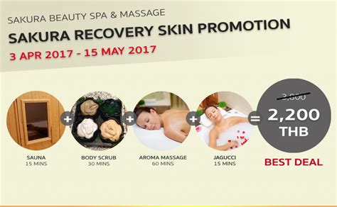 Sakura Spa Recover Skin Promotion Sakura Spa Ekamai