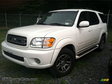 2003 Toyota Sequoia Limited 4wd In Natural White 156696