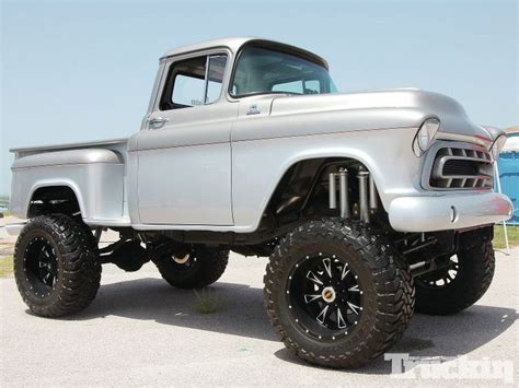 57 Chevy 4x4 Lifted Trucks Pinterest Chevy Chevy Trucks And Don