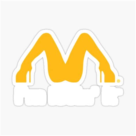 Mcdonald S I M Lovin It Sexy Spread Legs Spoof White And Yellow