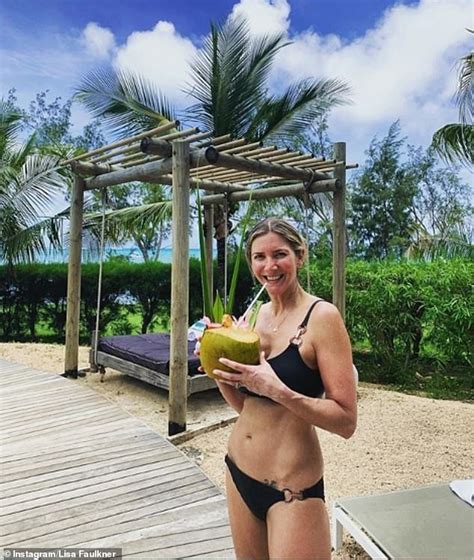 Bikini Clad Lisa Faulkner Showcases Her Toned Frame On Honeymoon With