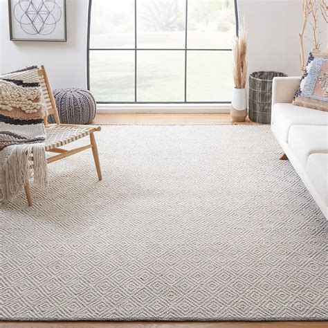 Safavieh Natura Nat503a 8 X 10 Ivory And Light Grey Area Rug Nfm