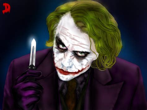 Heath Ledger As The Joker ← A Character Speedpaint Drawing