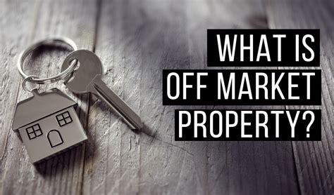 Off Market Property All You Need To Know Video