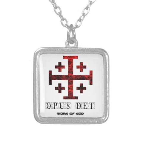 The Jerusalem Cross Opus Dei Work Of God Jewelry Zazzle