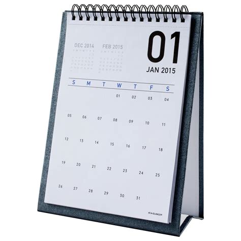 At A Glance Monthly Desktop Easel Calendar 2016 525 X 7