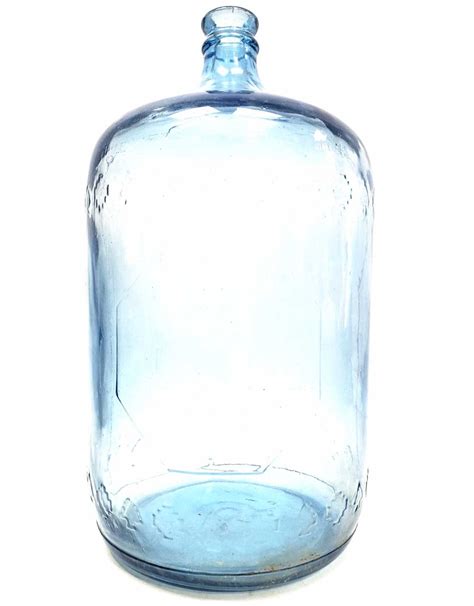 Lot Vintage Arrowhead Purita 5 Gal Glass Water Bottle
