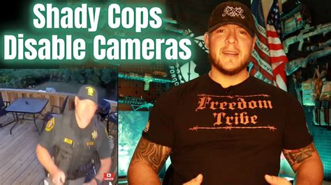 Shady Cops Disable Homeowners Security Cameras For The Worst Reason Youtube