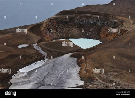 Volcano Area Askja Iceland Stock Photo Alamy