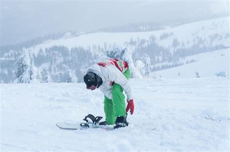 Woman Snowboard Snowboarder Stock Image Image Of Powder