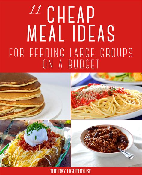 A terrific recipe for moms with young kids and busy lives, this simple, inexpensive dish is made with handy ingredients and takes just a short time. Cheap Meals for Feeding Large Groups