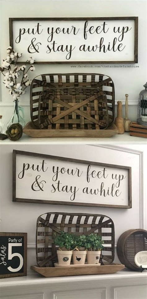 Put Your Feet Up And Stay Awhile Custom Home Decor
