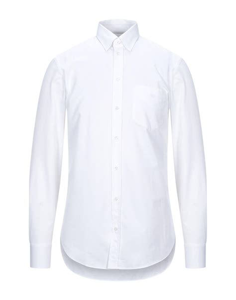 Emporio Armani Shirt In White For Men Lyst