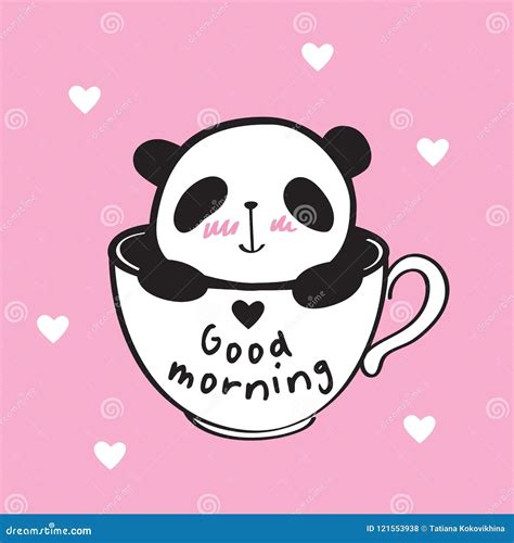 Cute Panda Good Morning Sunday Morning Wishes