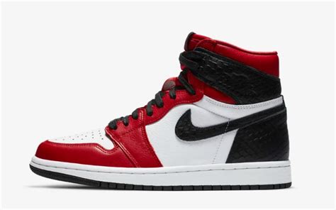 Nike Air Jordan 1 High Satin Red Dames Sneakers Roodzwart Vind Je In