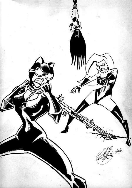 Catwoman Vs Poison Ivy By Henley420 On Deviantart
