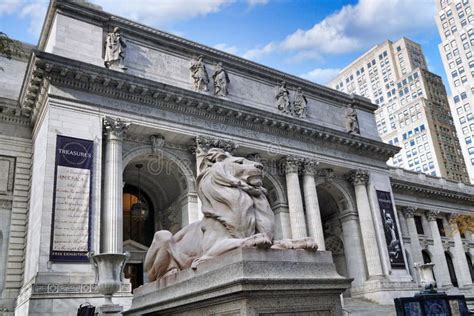 The Main Branch Of The New York Public Library On Fifth Avenue