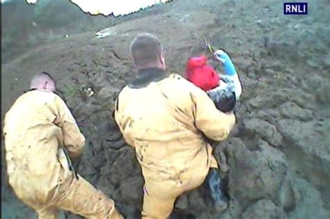 Dramatic Rescue Of Teen Girls Stuck In Thick Mud In Kent