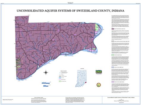 Dnr Water Aquifer Systems Maps 22 A And 22 B Unconsolidated And