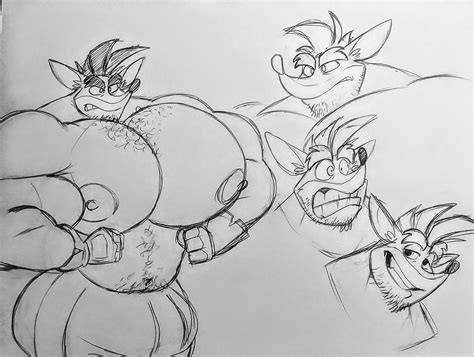 Horny Bandicoot On Twitter Thebuttdawg Hunk Crash Is Best Crash Uwu