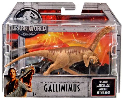Jurassic World Fallen Kingdom Attack Pack Gallimimus Action Figure