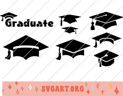 Graduation Svg Hat Svg Diploma Graduation Cut File Svg Eps Dxf
